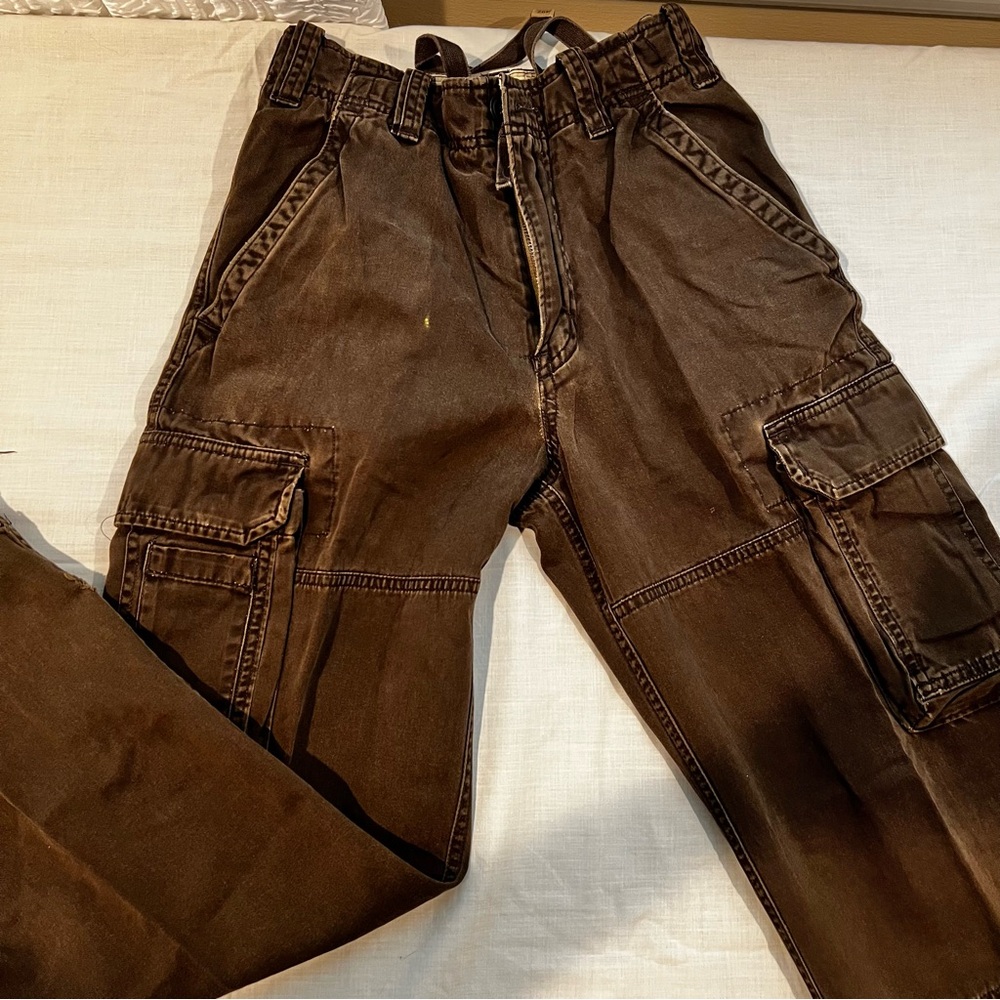 Abercrombie & Fitch Dark Brown Cargo Pants